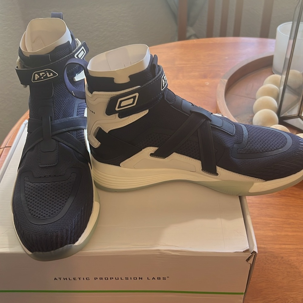 Brand New APL Super Future Men's 10.5/Women’s 12 Navy Blue Ivory  Athletic Shoes
